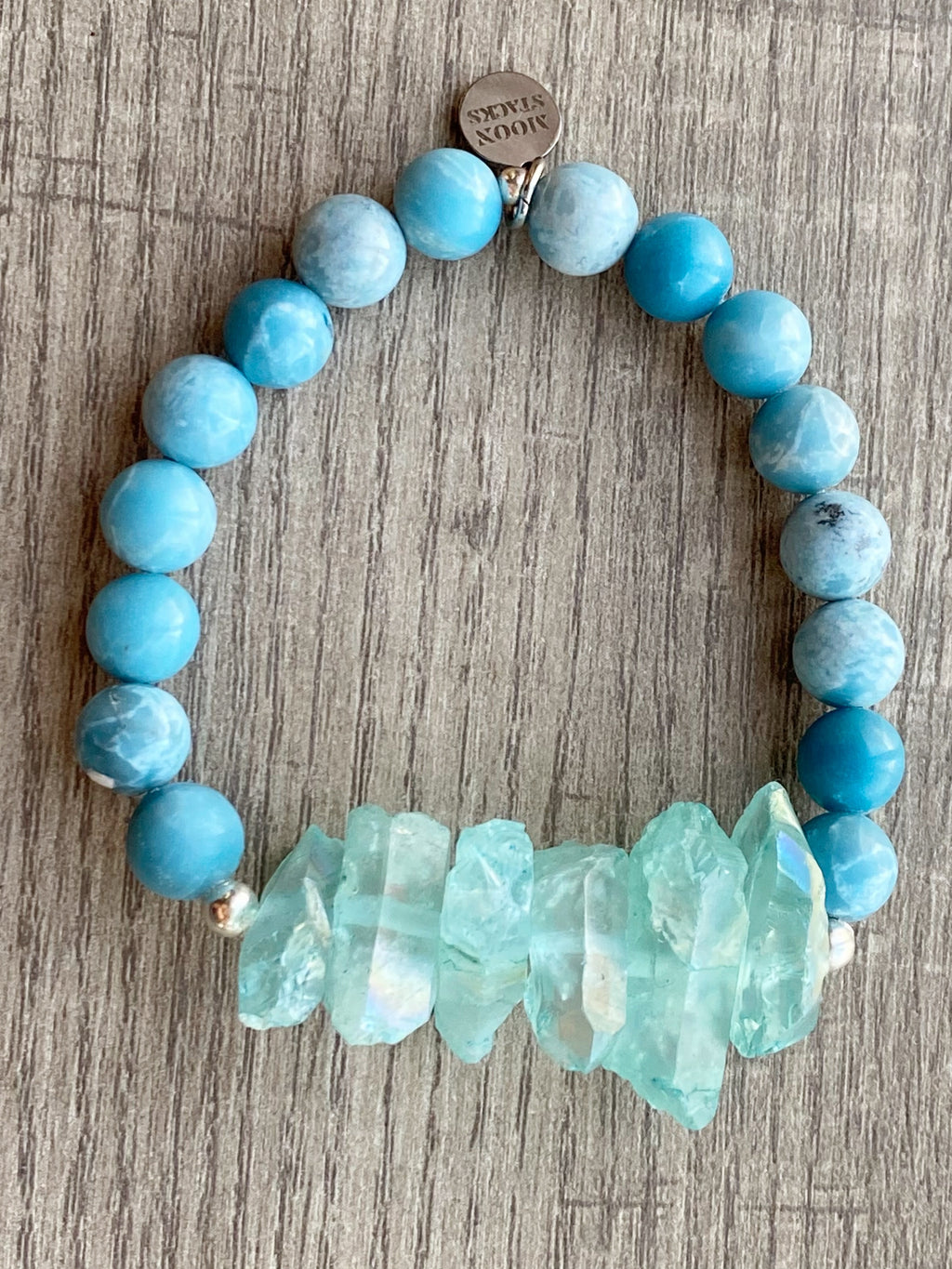 Larimar Beaded Bracelet