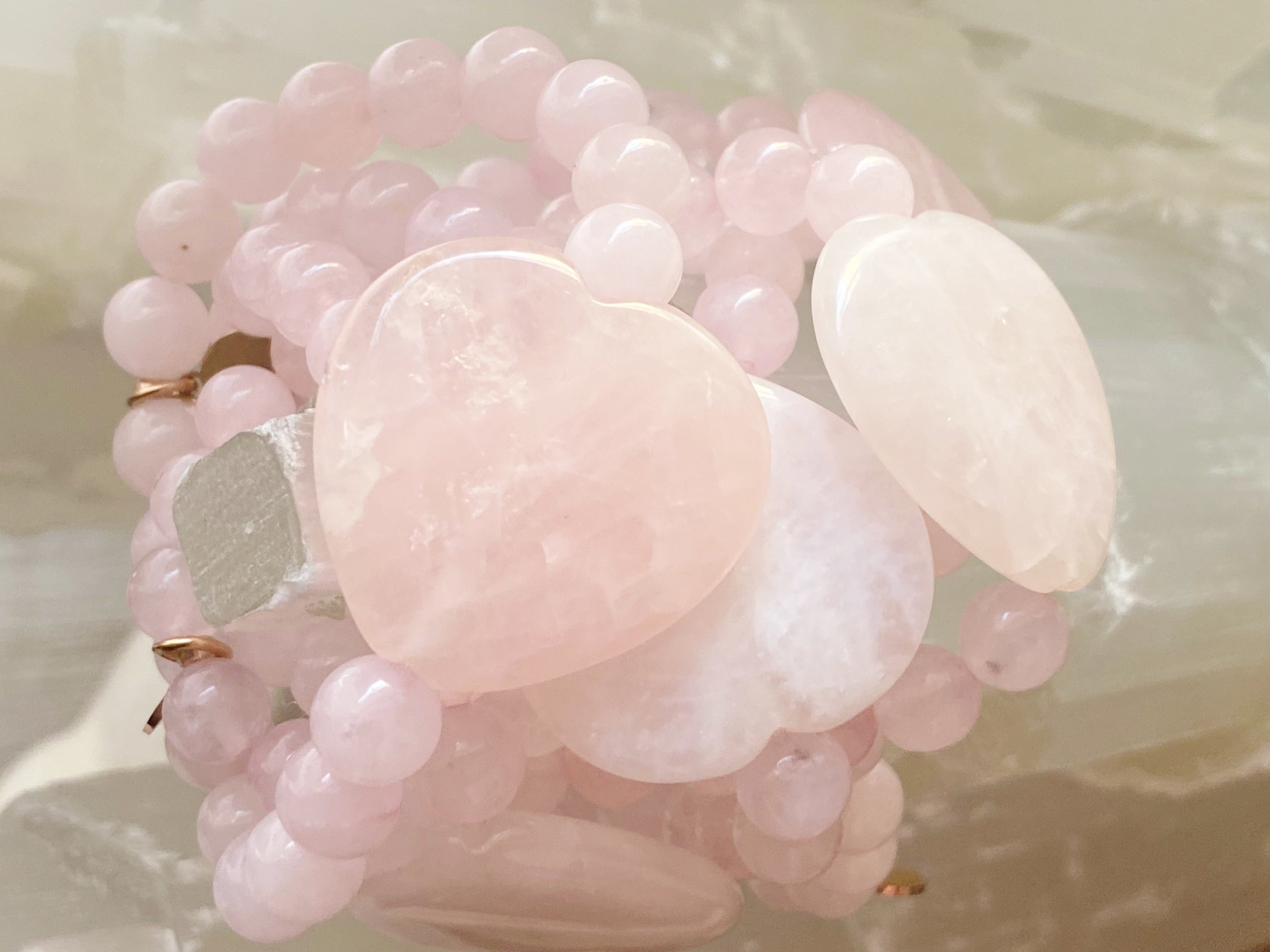 Rose Quartz Single Bracelet