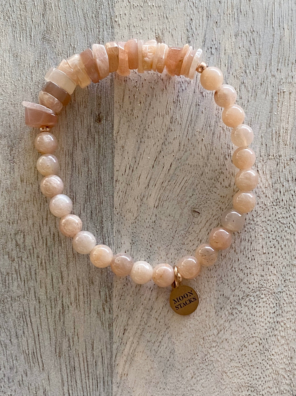 Sunstone Single Beaded Bracelet