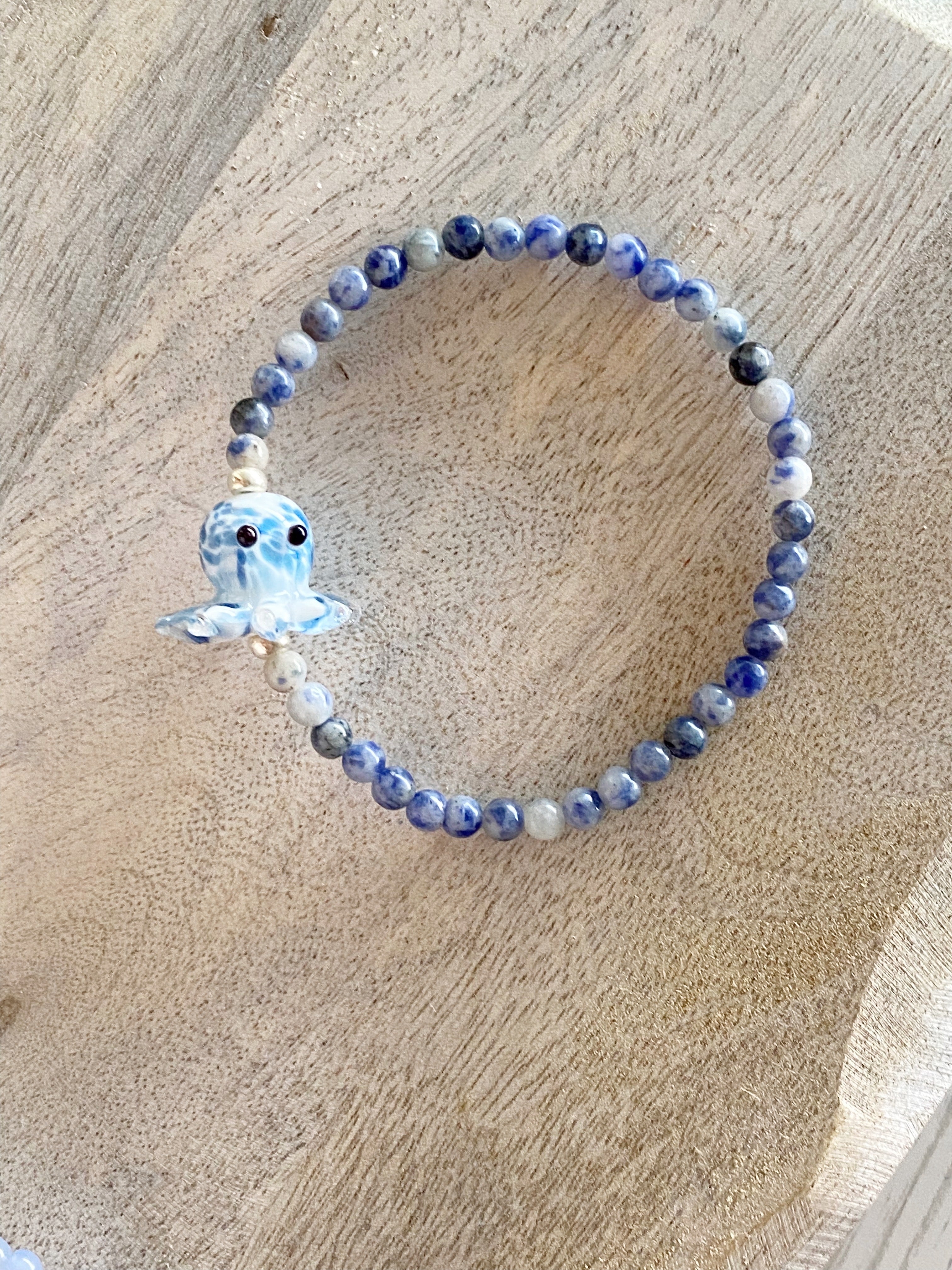 Octopus Single Beaded Bracelet