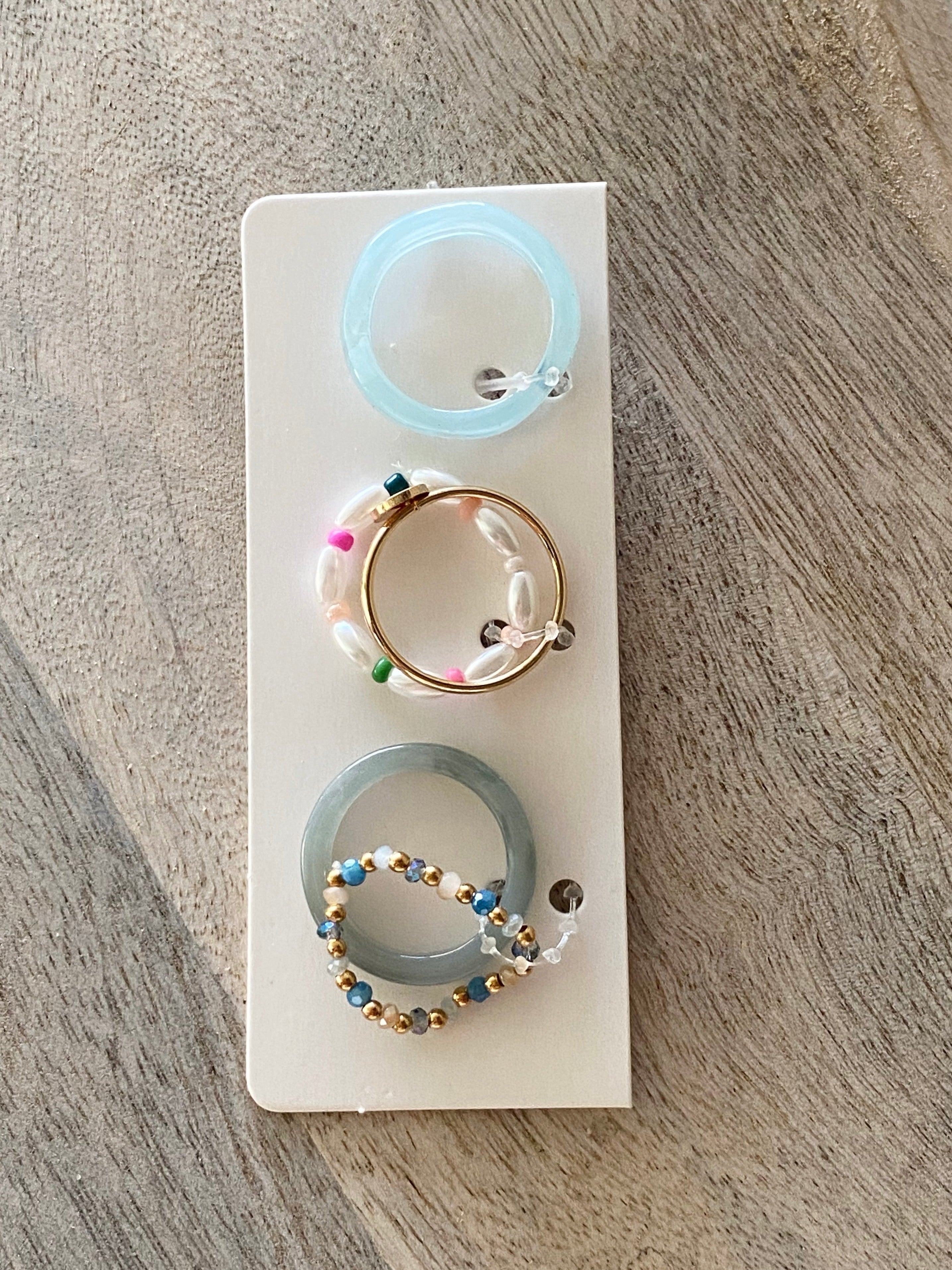 Blues Stack Of Rings