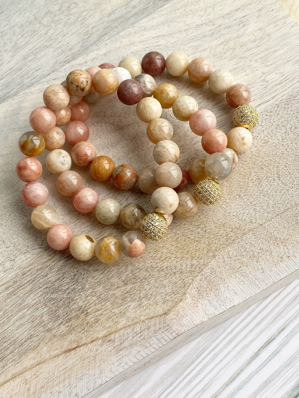 Nude Color Sunstone Southern Belle Bracelet