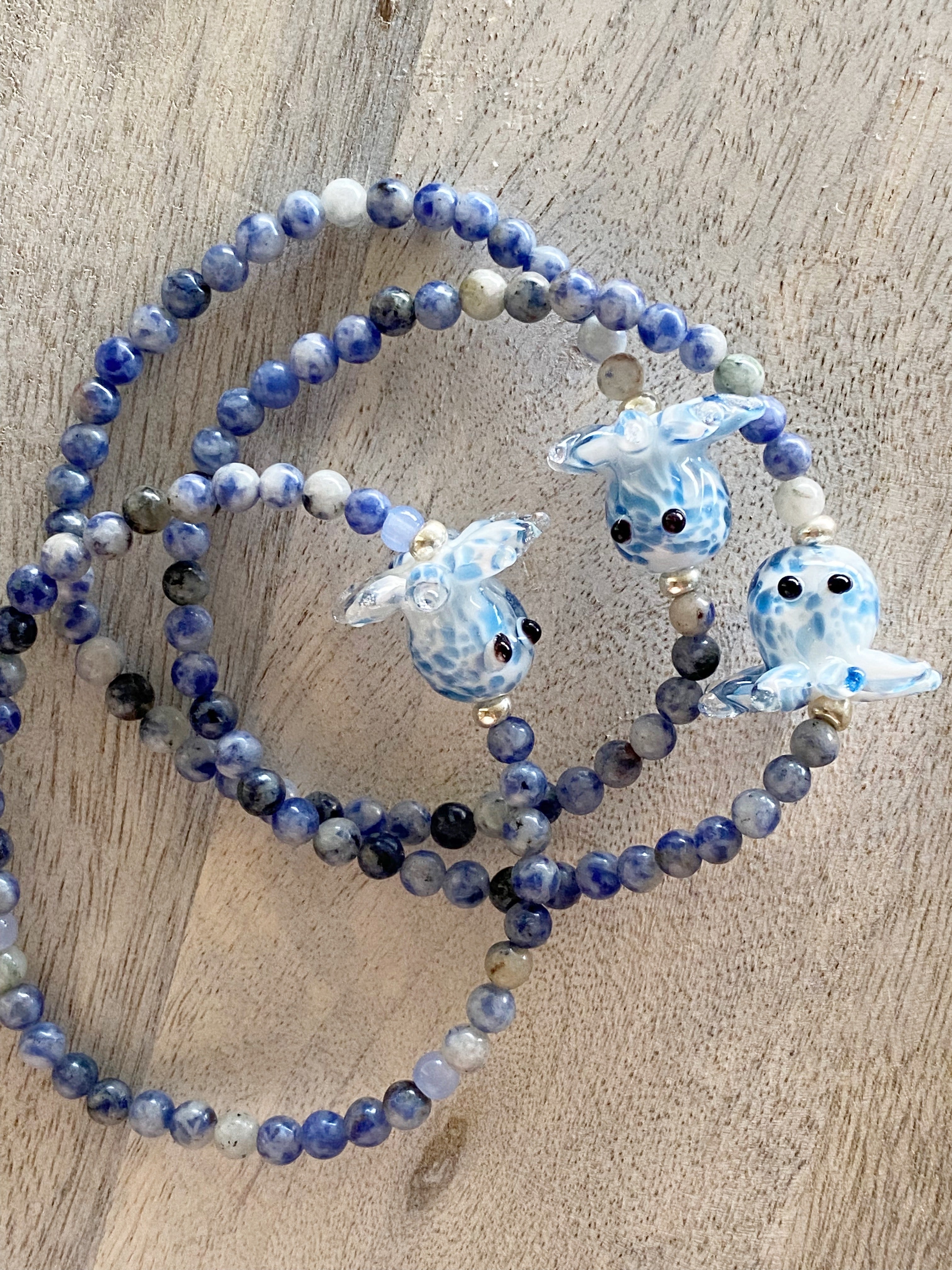 Octopus Single Beaded Bracelet