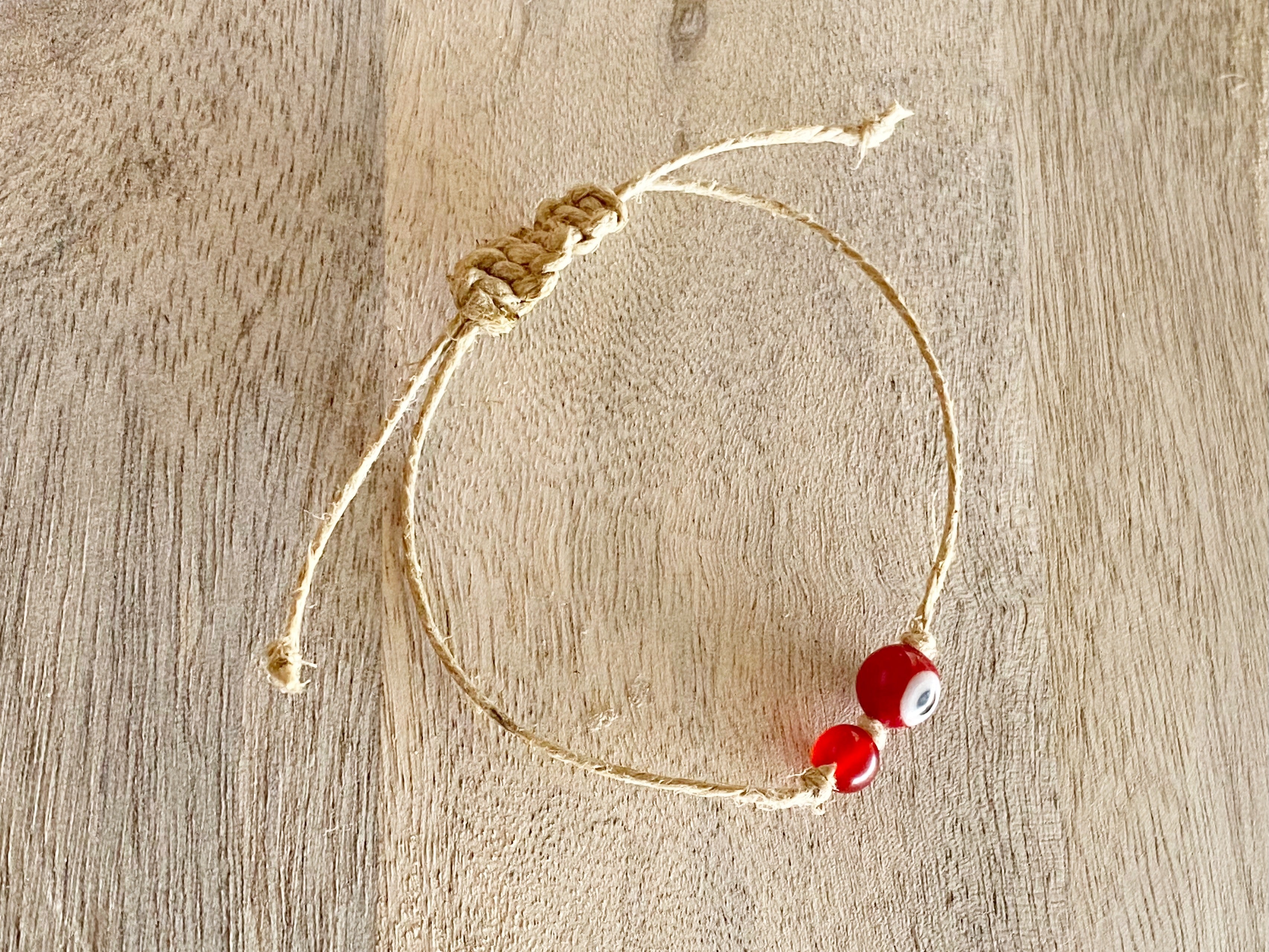 Willow Minimalist String Bracelet-Red