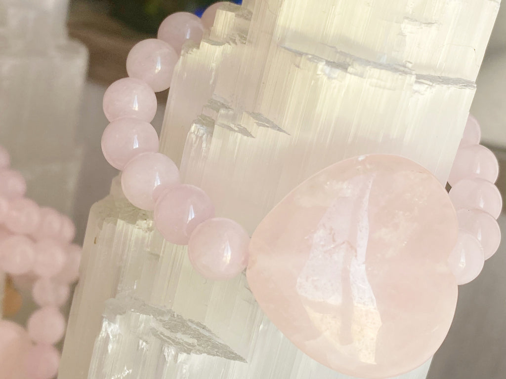 Rose Quartz Single Bracelet