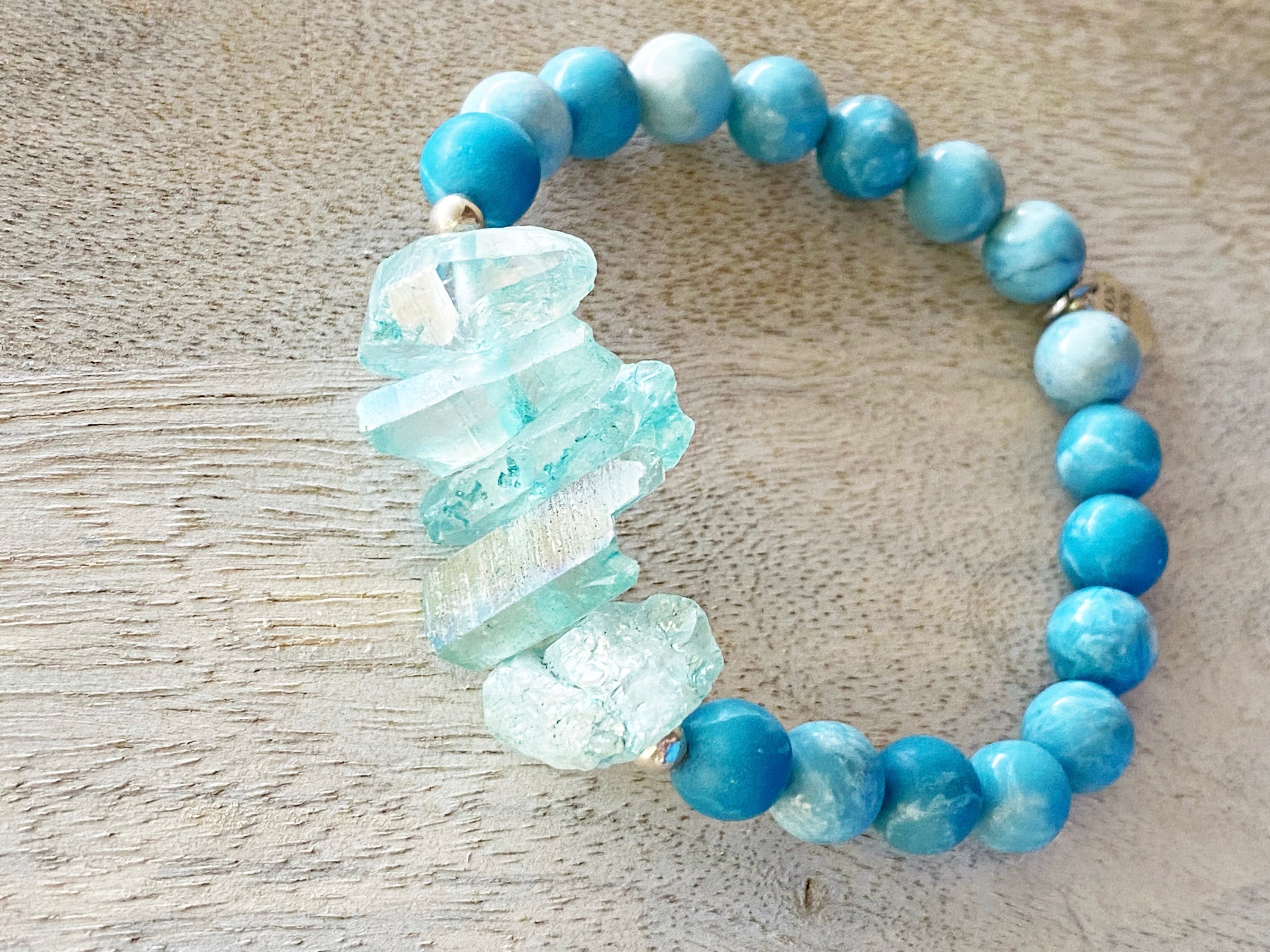 Larimar Beaded Bracelet