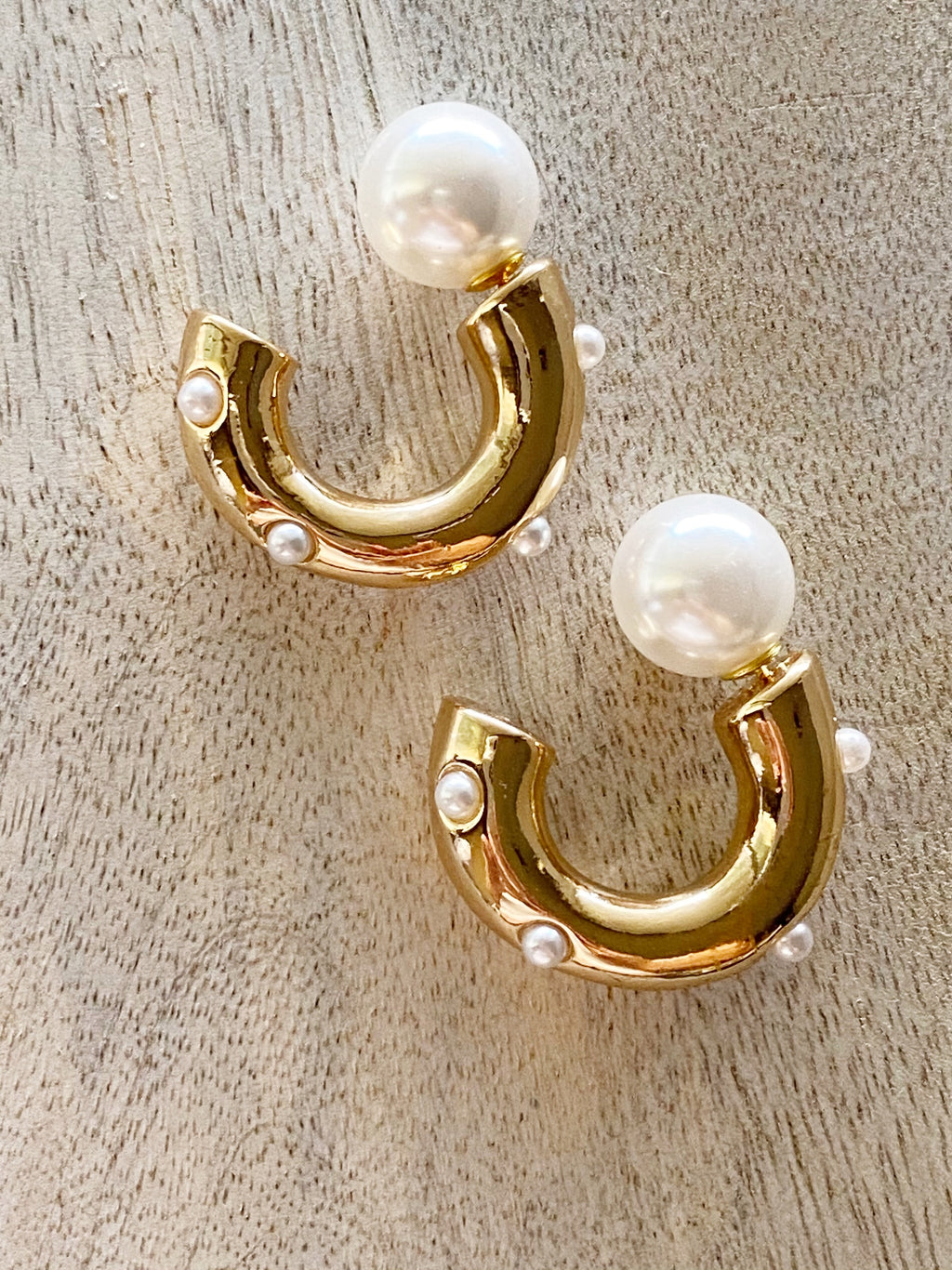 Averly Earrings-Gold Tone
