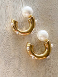 Averly Earrings-Gold Tone