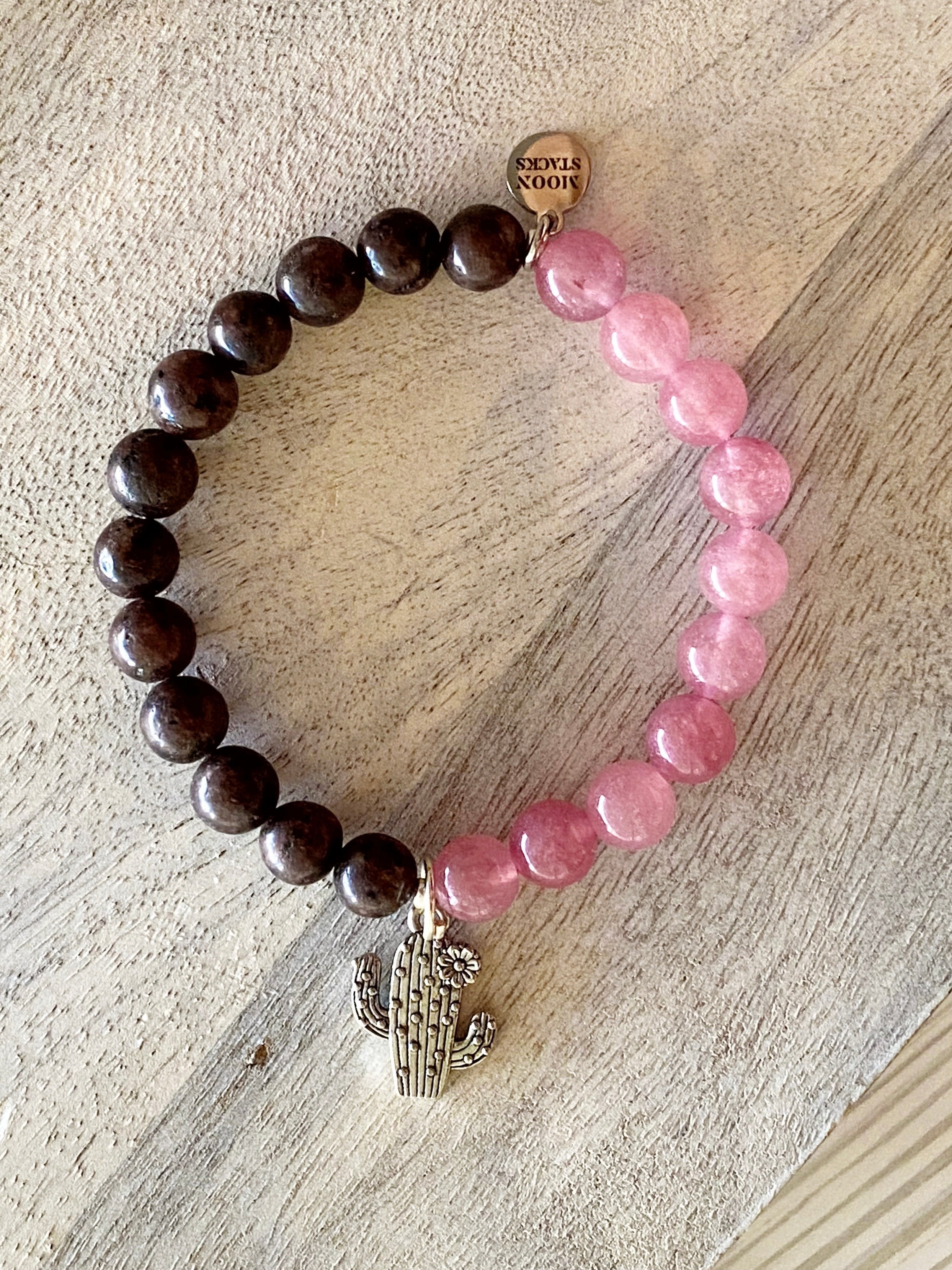 Desert Rose Single Beaded Bracelet
