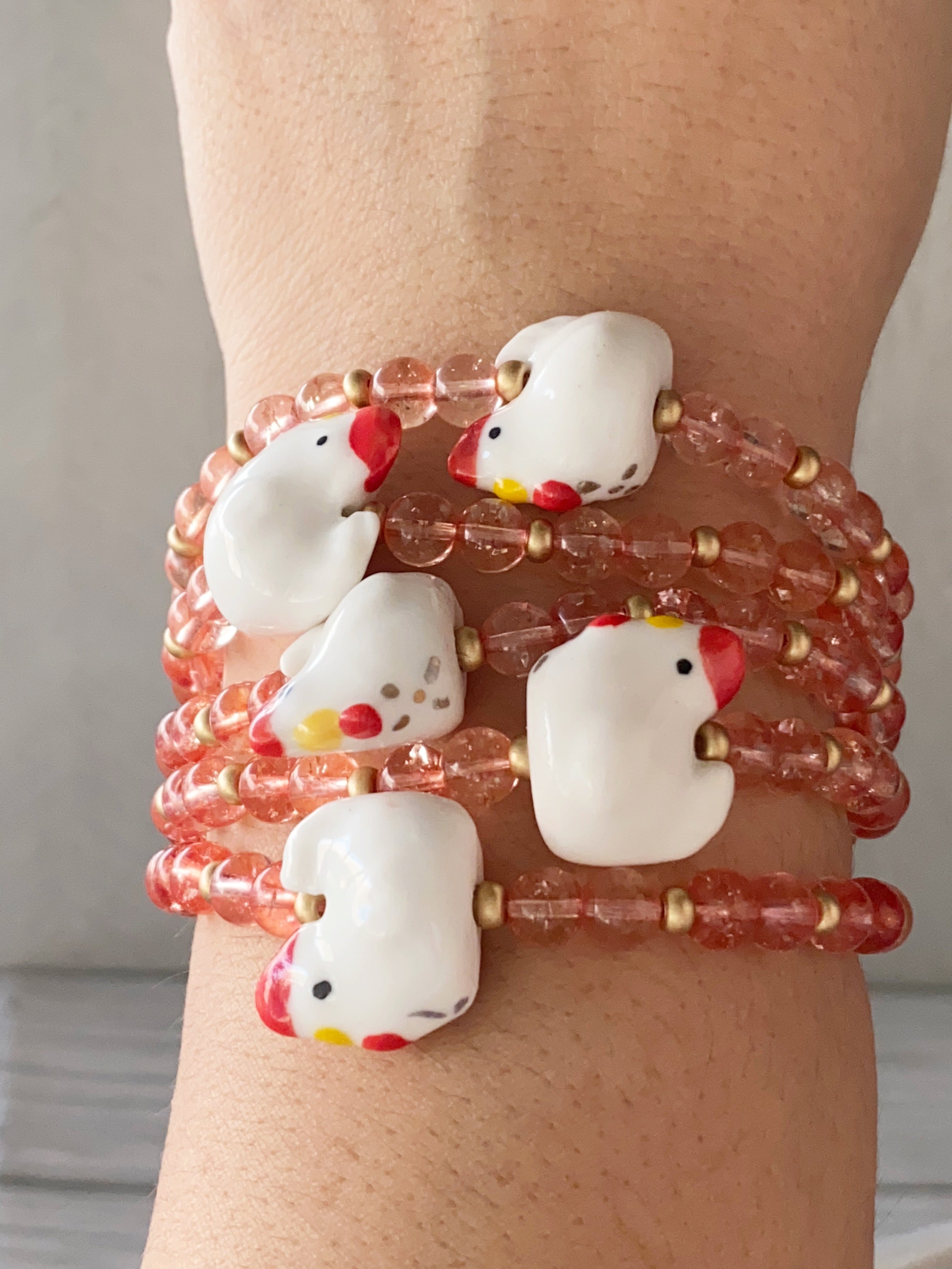 Las Gallinas Single Beaded Bracelet