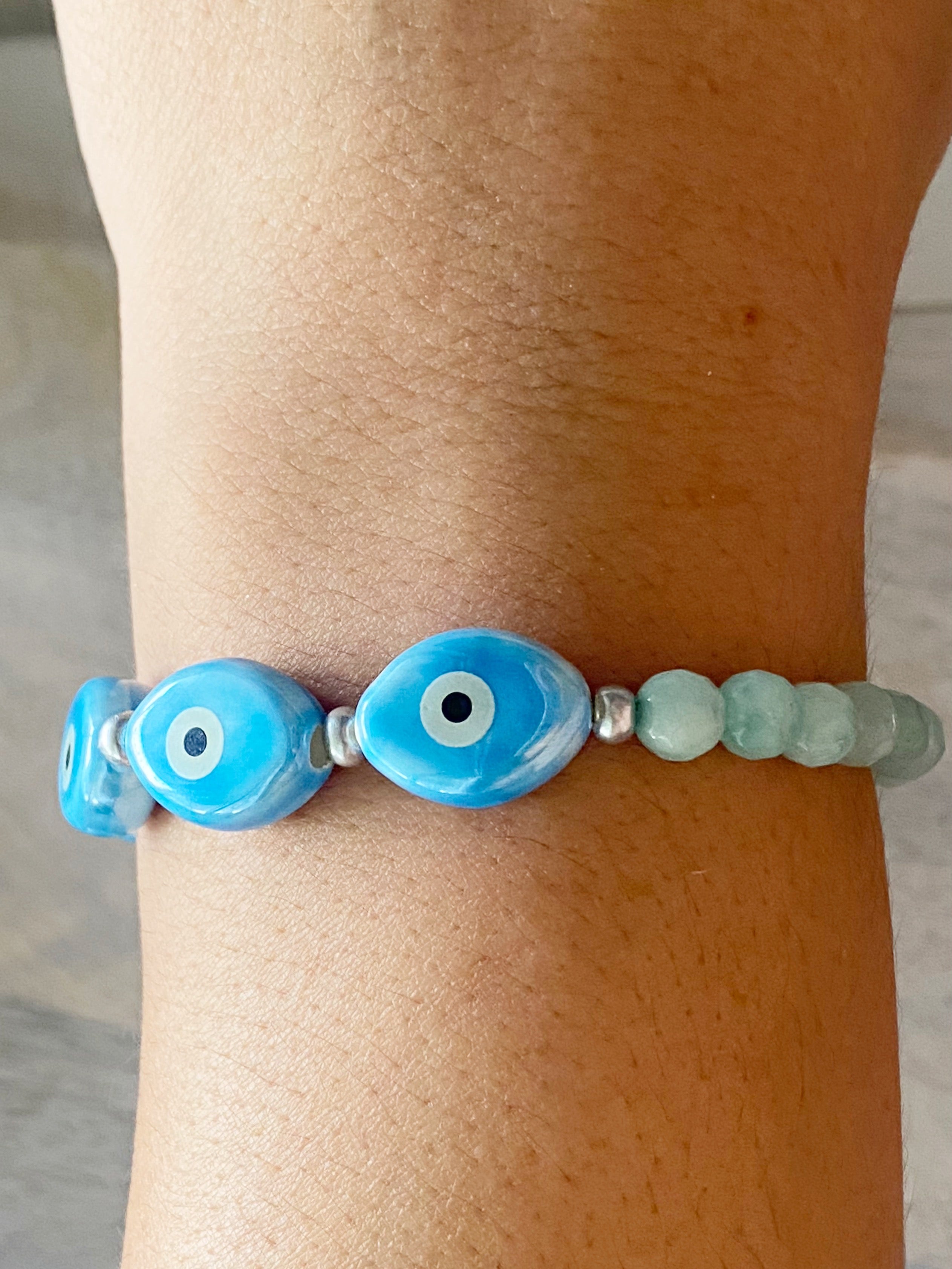 Anika Evil Eye Single Bracelet