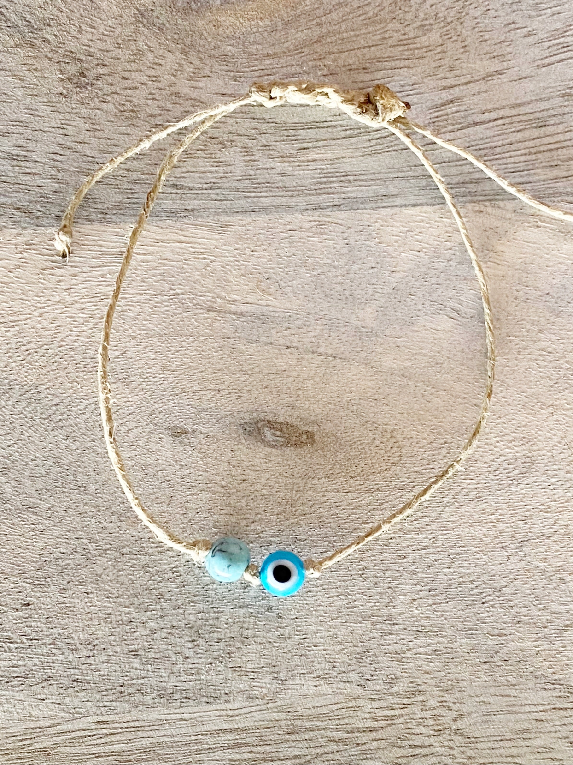 Willow Minimalist String Bracelet-Blue