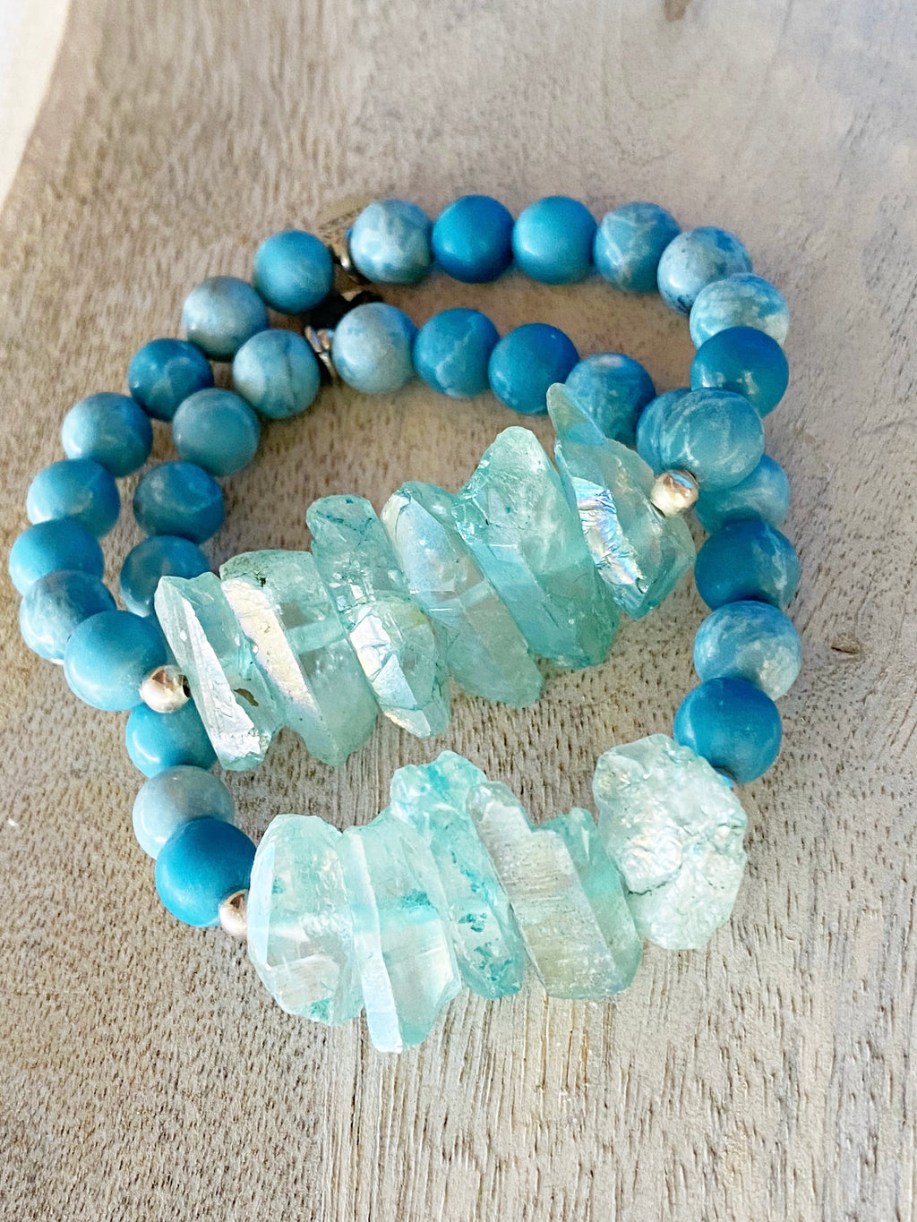 Larimar Beaded Bracelet