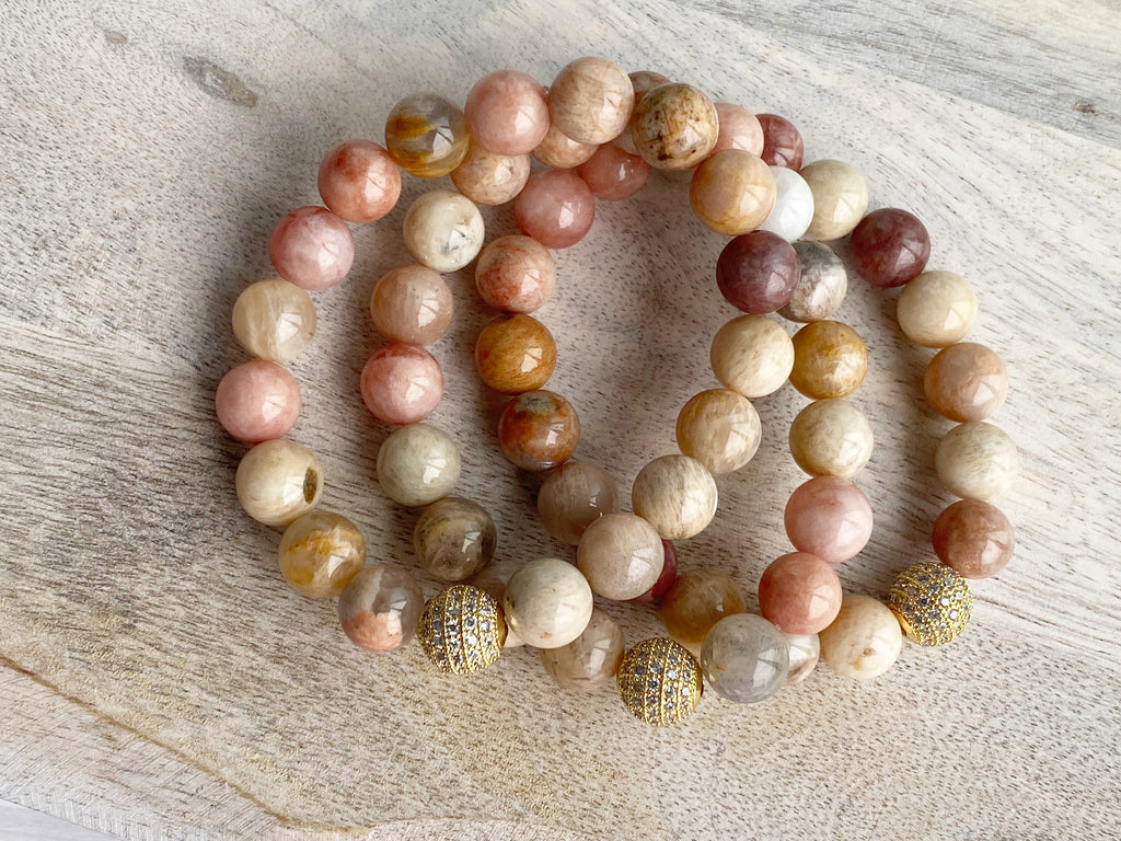 Nude Color Sunstone Southern Belle Bracelet