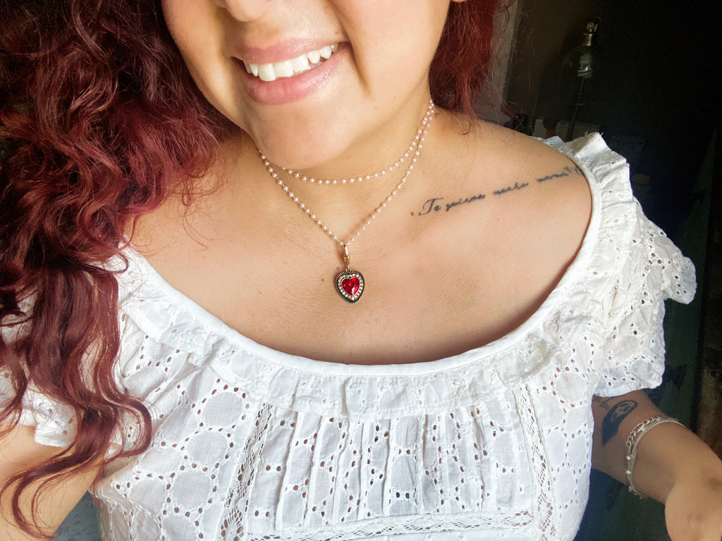 Te Quiero Heart Necklace