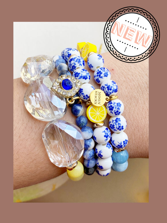 Portofino Lemon Bracelet Stack