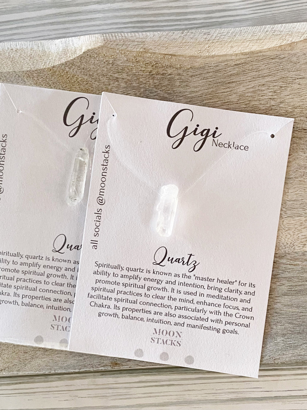 The Gigi Clear Quartz Necklace