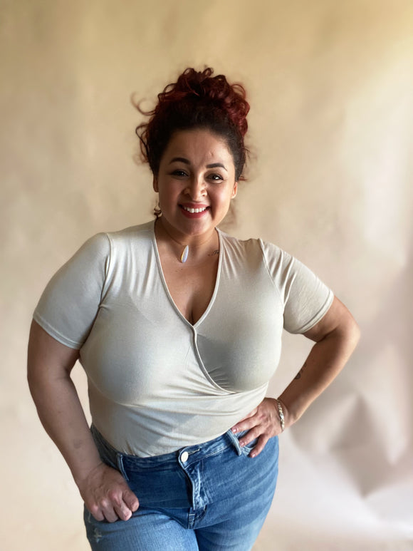 Mia Bodysuit Taupe