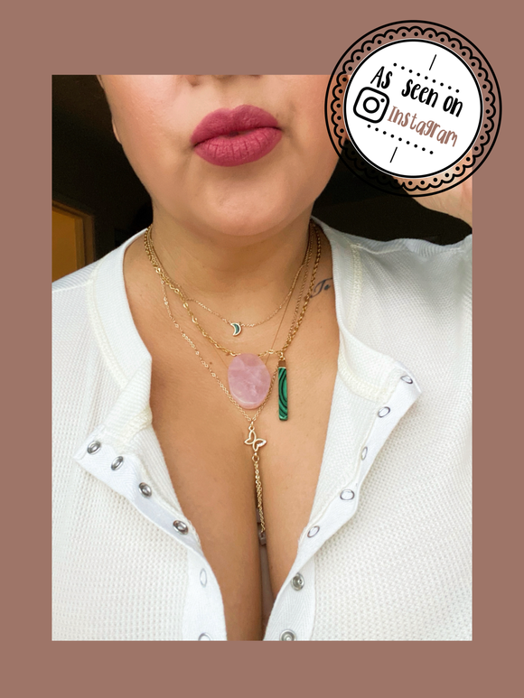 Malachite Moon Necklace