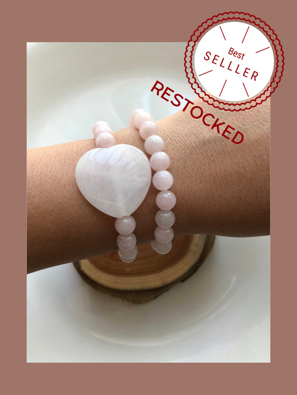 Rose Quartz Single Bracelet