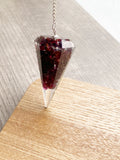 Garnet Orgone Pendulum
