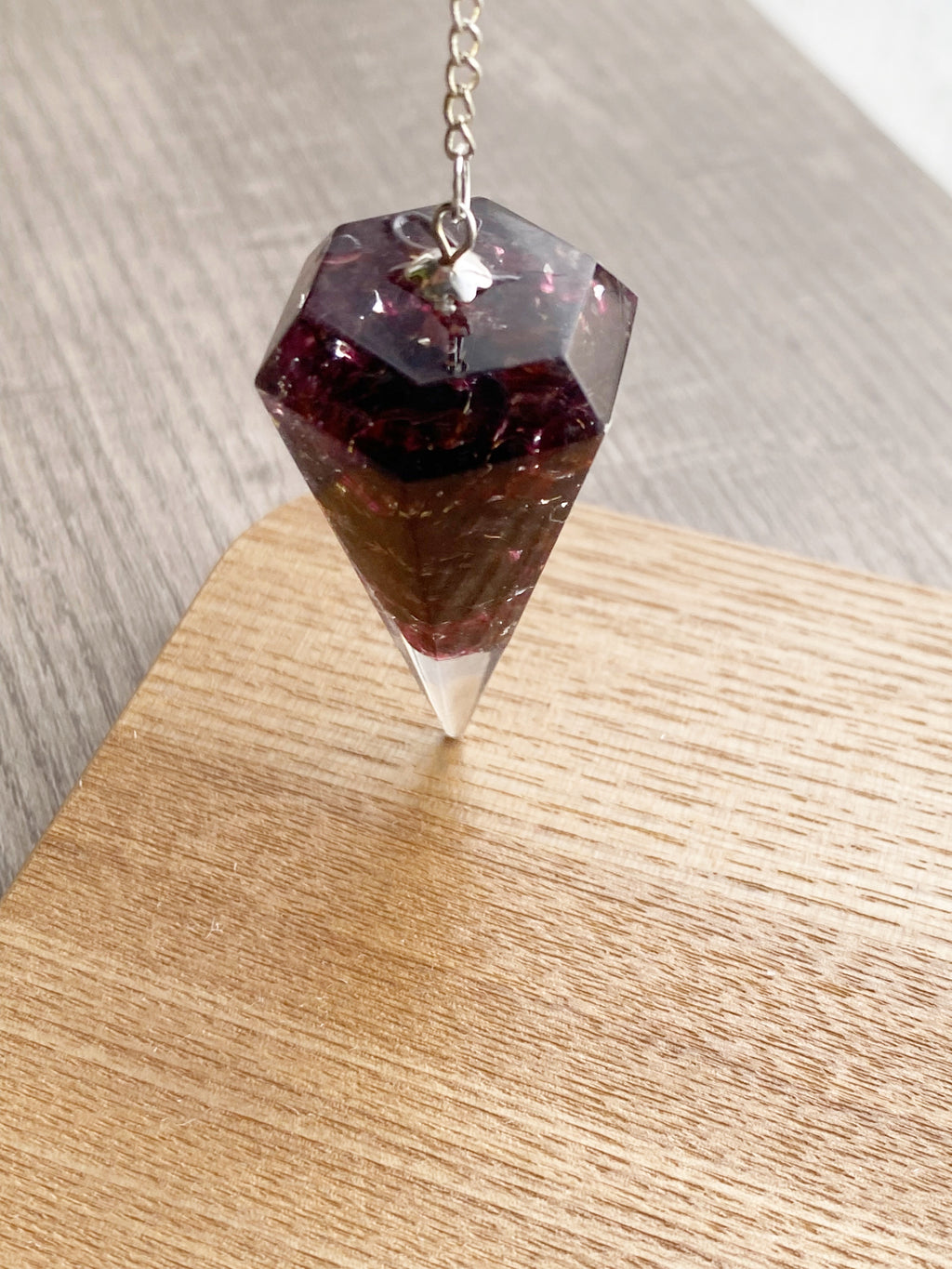 Garnet Orgone Pendulum