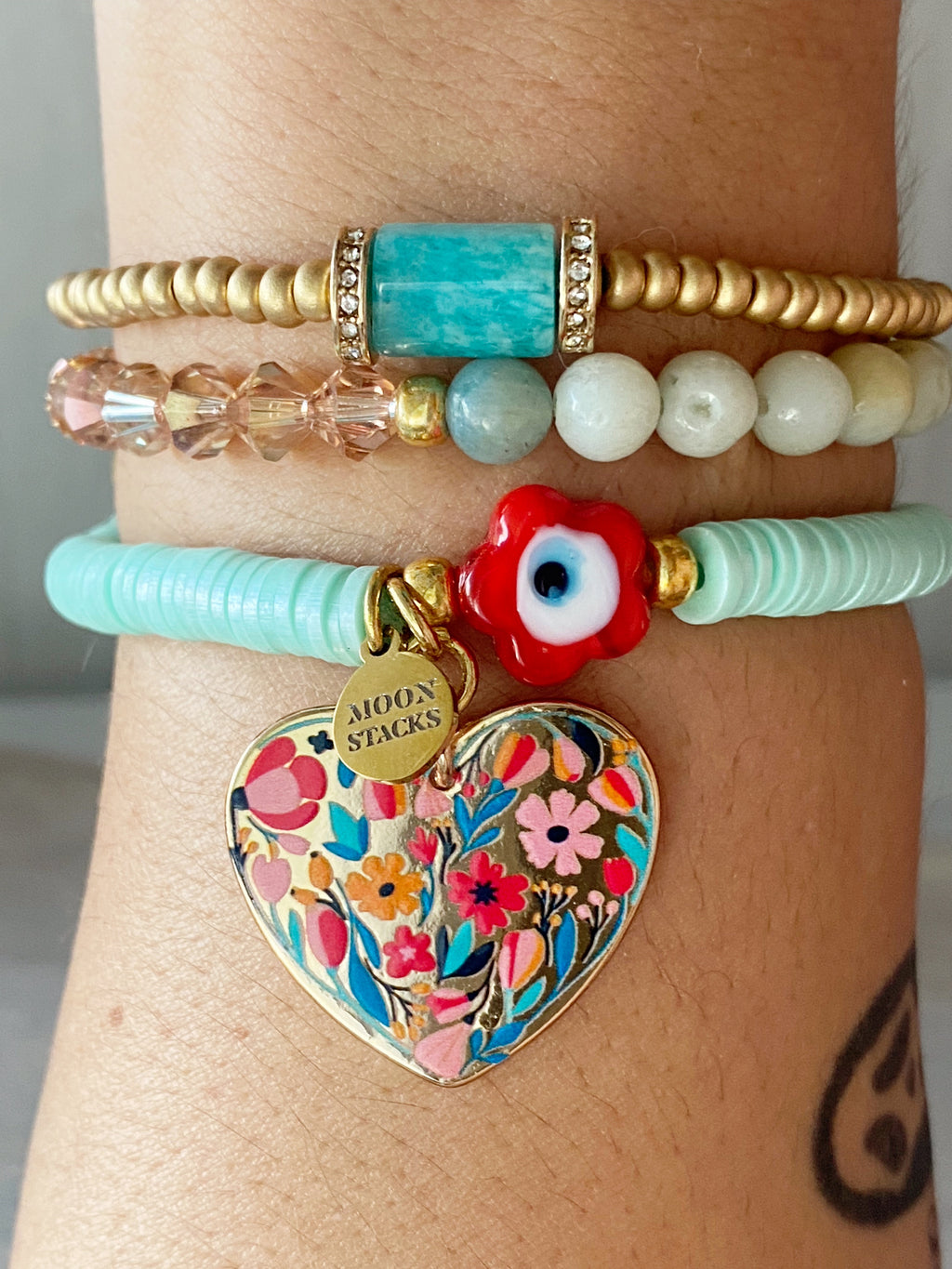 Frida Amazonite Bracelet Stack