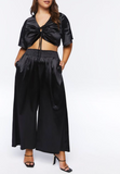 Angelina Satin Pants Set
