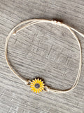 Sunflower String Bracelet