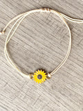 Sunflower String Bracelet