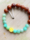 Squeeze The Day Lemon Bracelet Stack