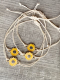 Sunflower String Bracelet