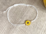 Sunflower String Bracelet