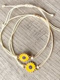 Sunflower String Bracelet