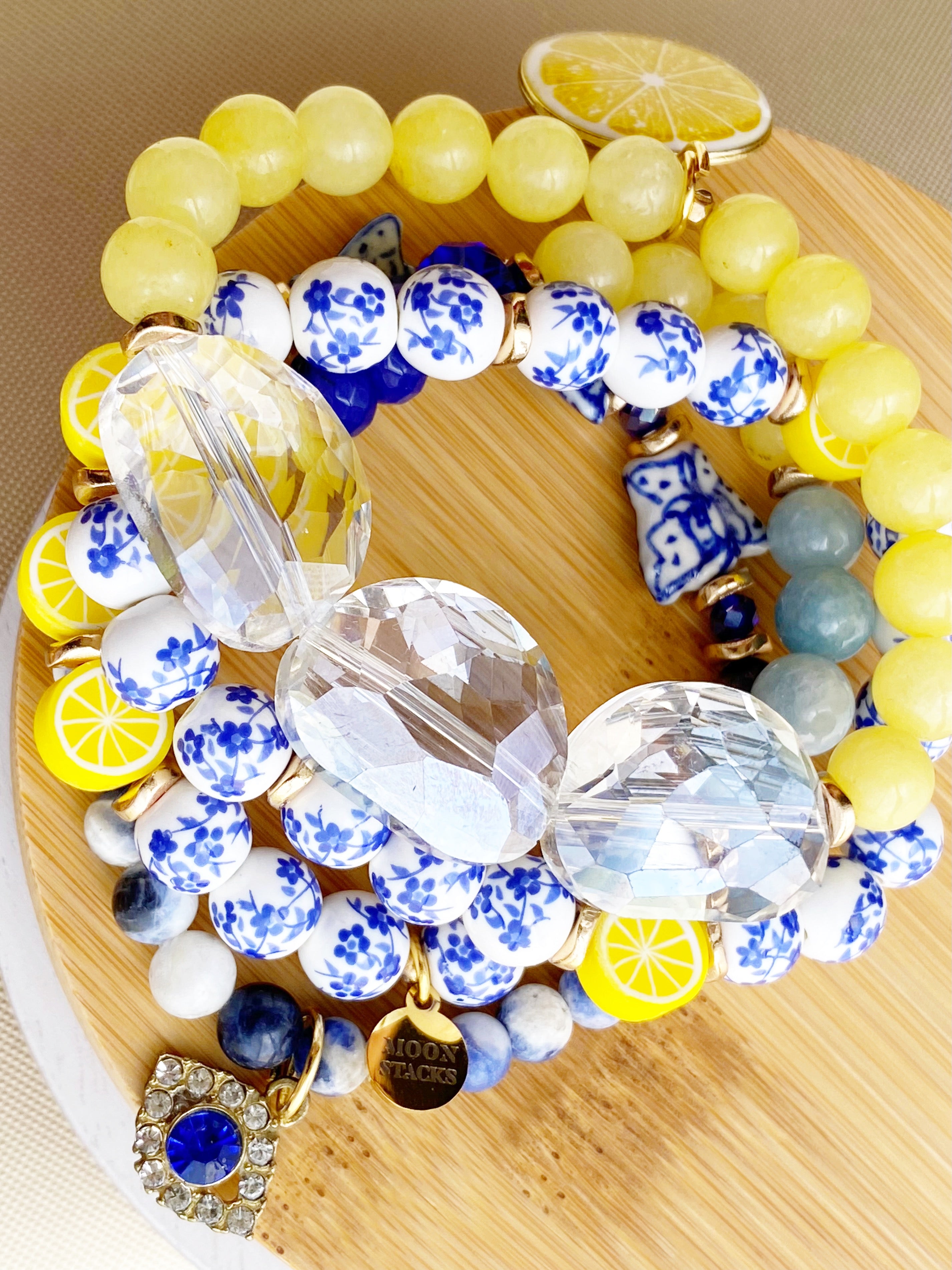 Portofino Lemon Bracelet Stack
