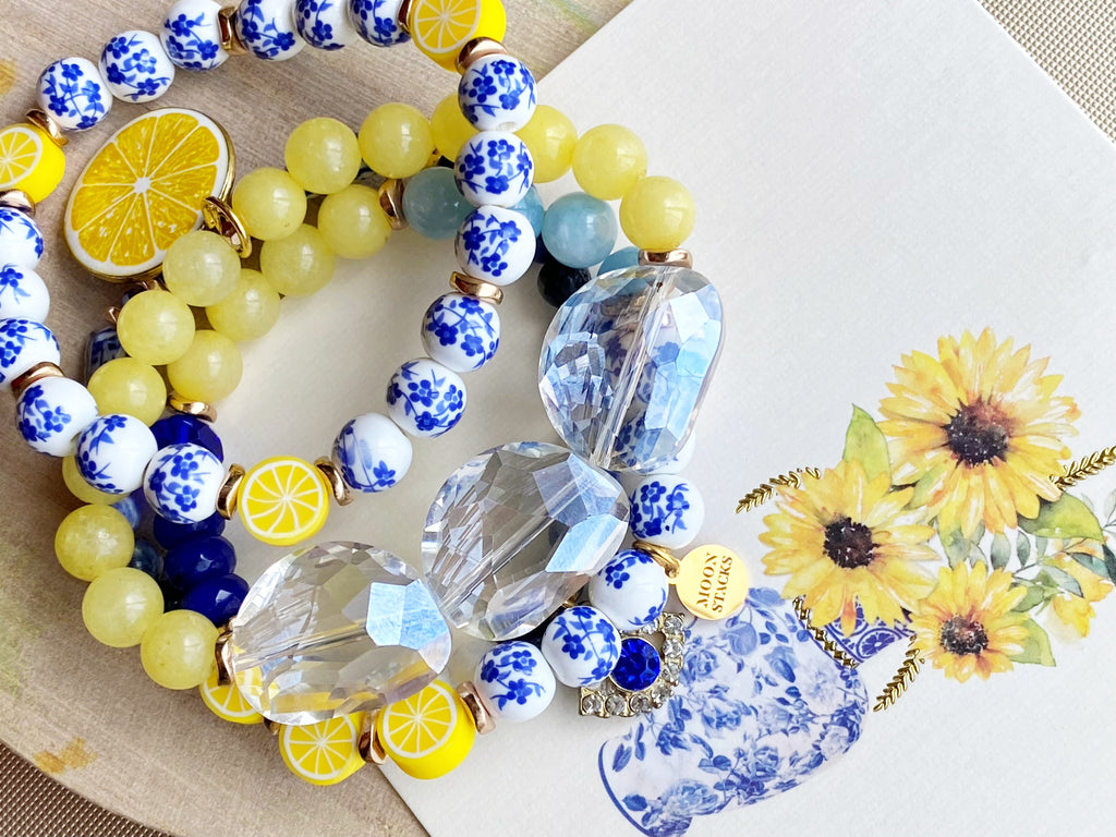 Portofino Lemon Bracelet Stack