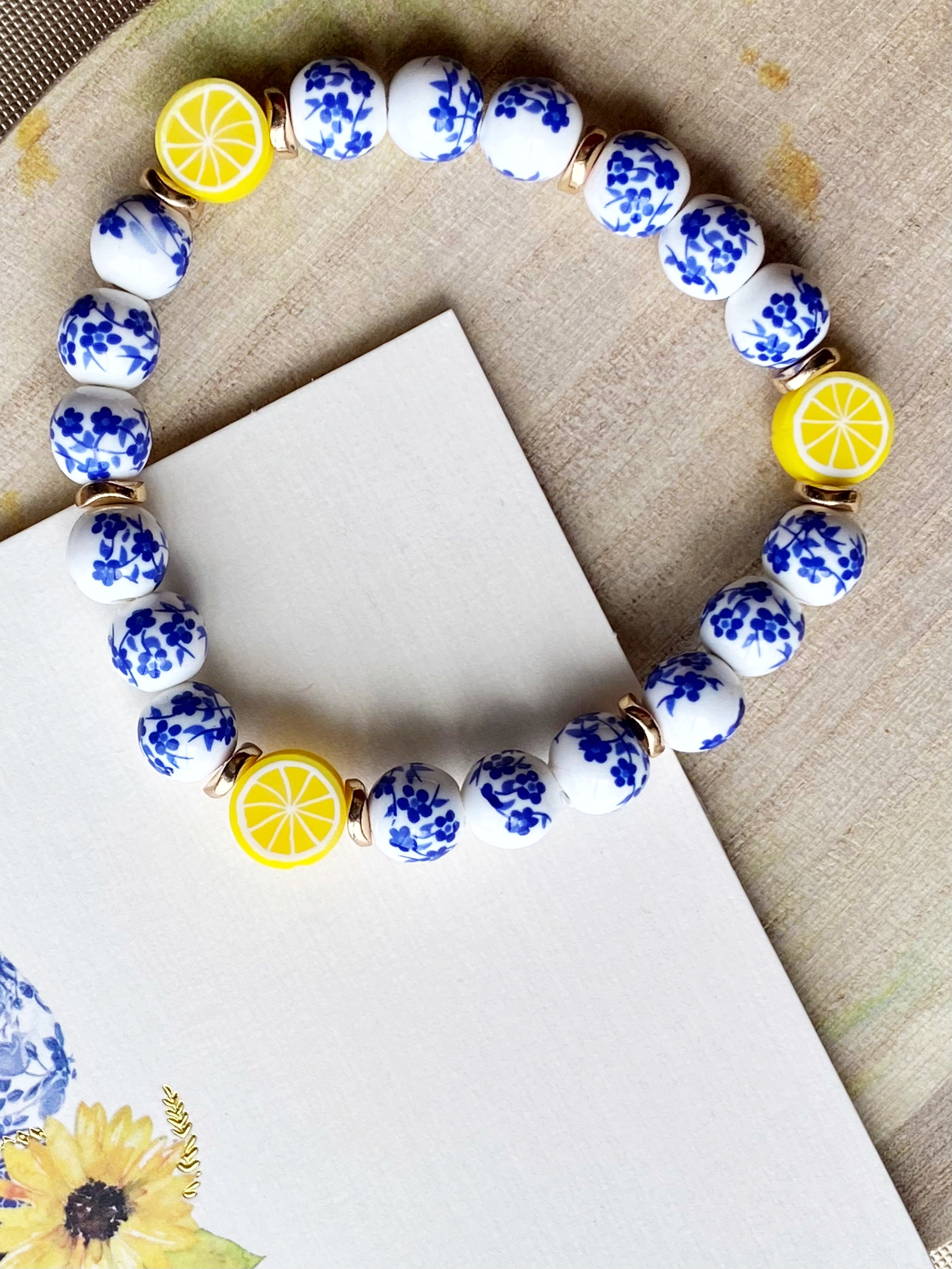 Portofino Lemon Bracelet Stack