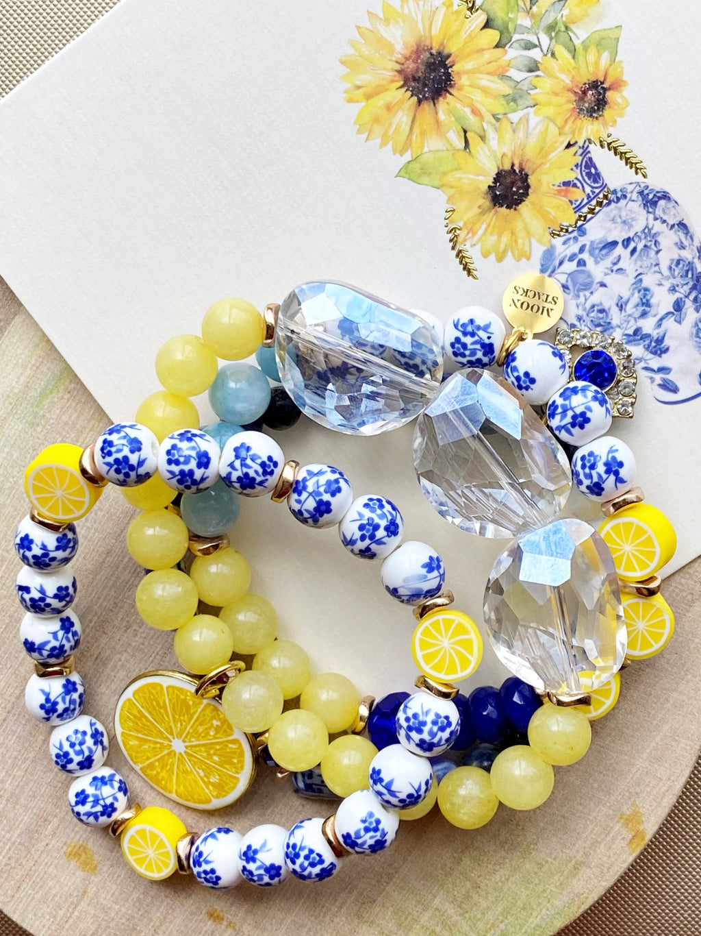 Portofino Lemon Bracelet Stack