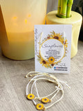 Sunflower String Bracelet