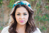 Turquoise Flower Crown