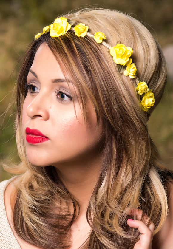 Yellow Flower Crown