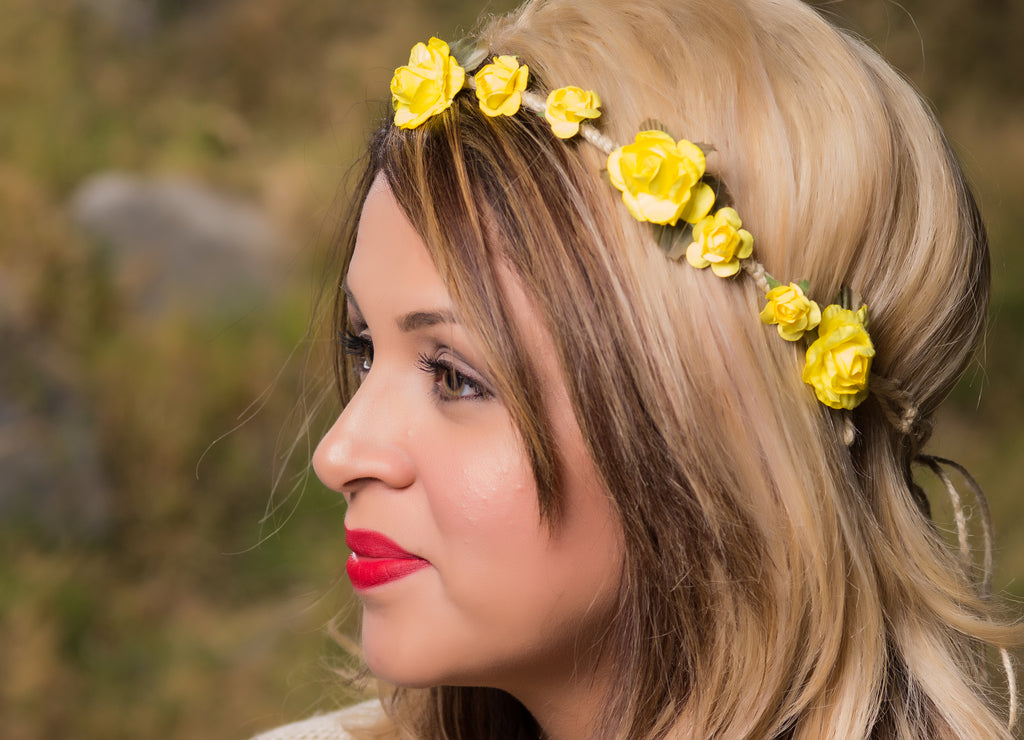 Yellow Flower Crown