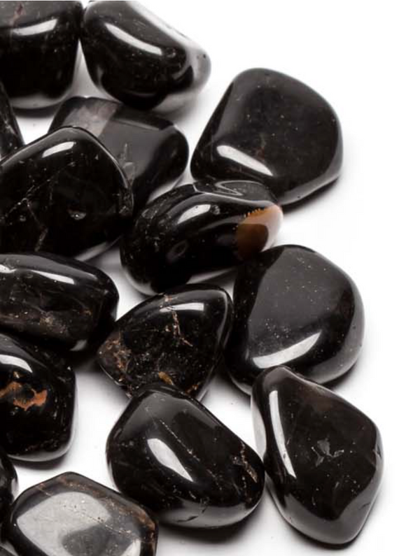 Tumbled black onyx deals