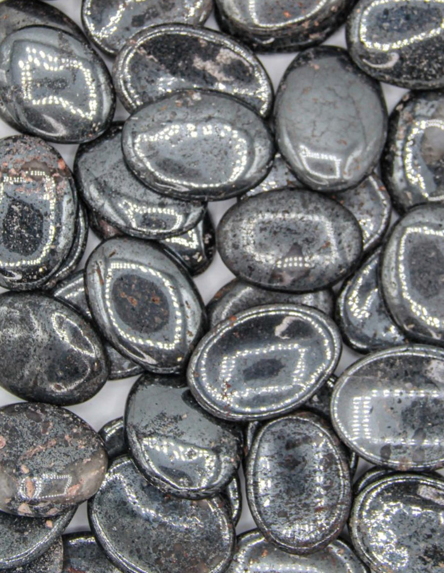 Hematite Worry Stone
