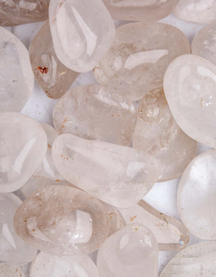 Large Clear Quartz Tumbled Stone