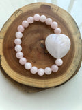 Rose Quartz Single Bracelet