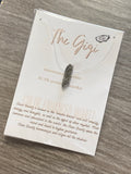 The Gigi Gunmetal Quartz Necklace