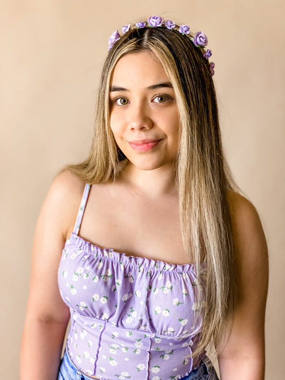 Lavender Flower Crown