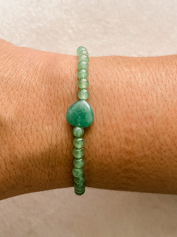 Corazón De Melón Single Beaded Bracelet