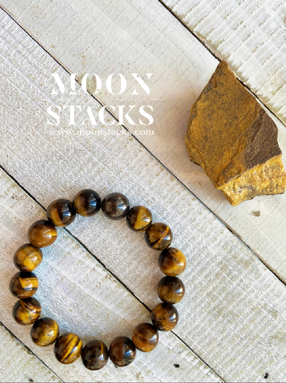 Tiger Eye Chunky Bead Bracelet